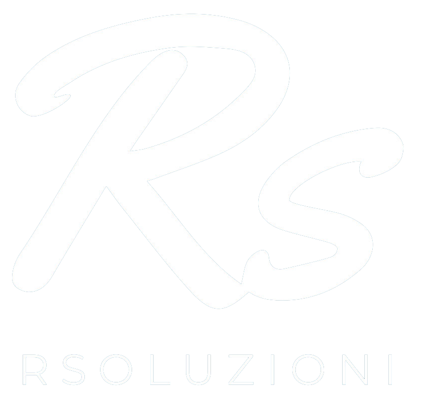 Logo bianco RSoluzioni